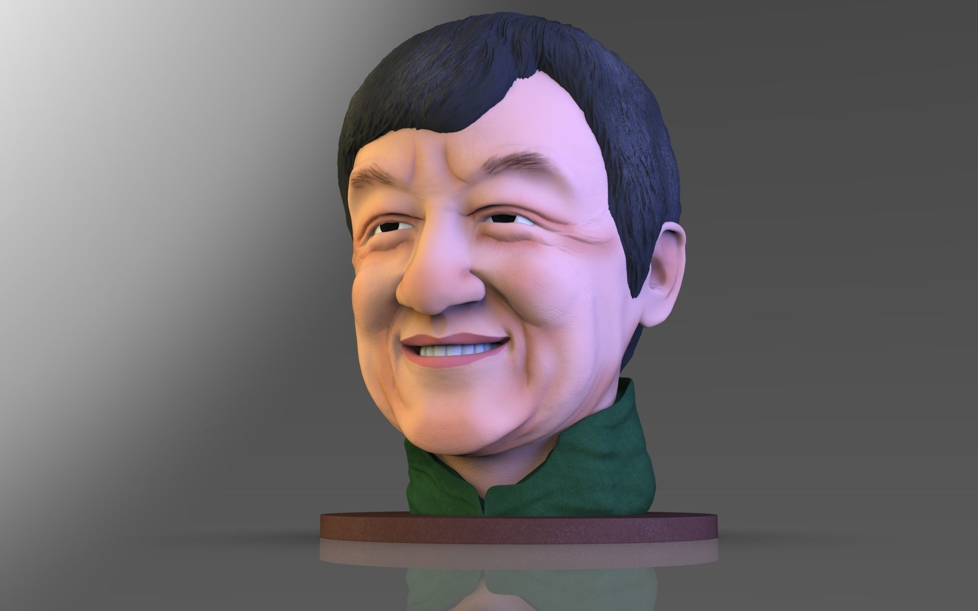 Jackie Chan 3D print model_6