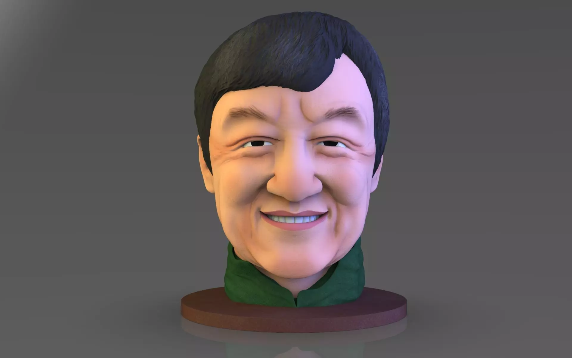 Jackie Chan 3D print model_0