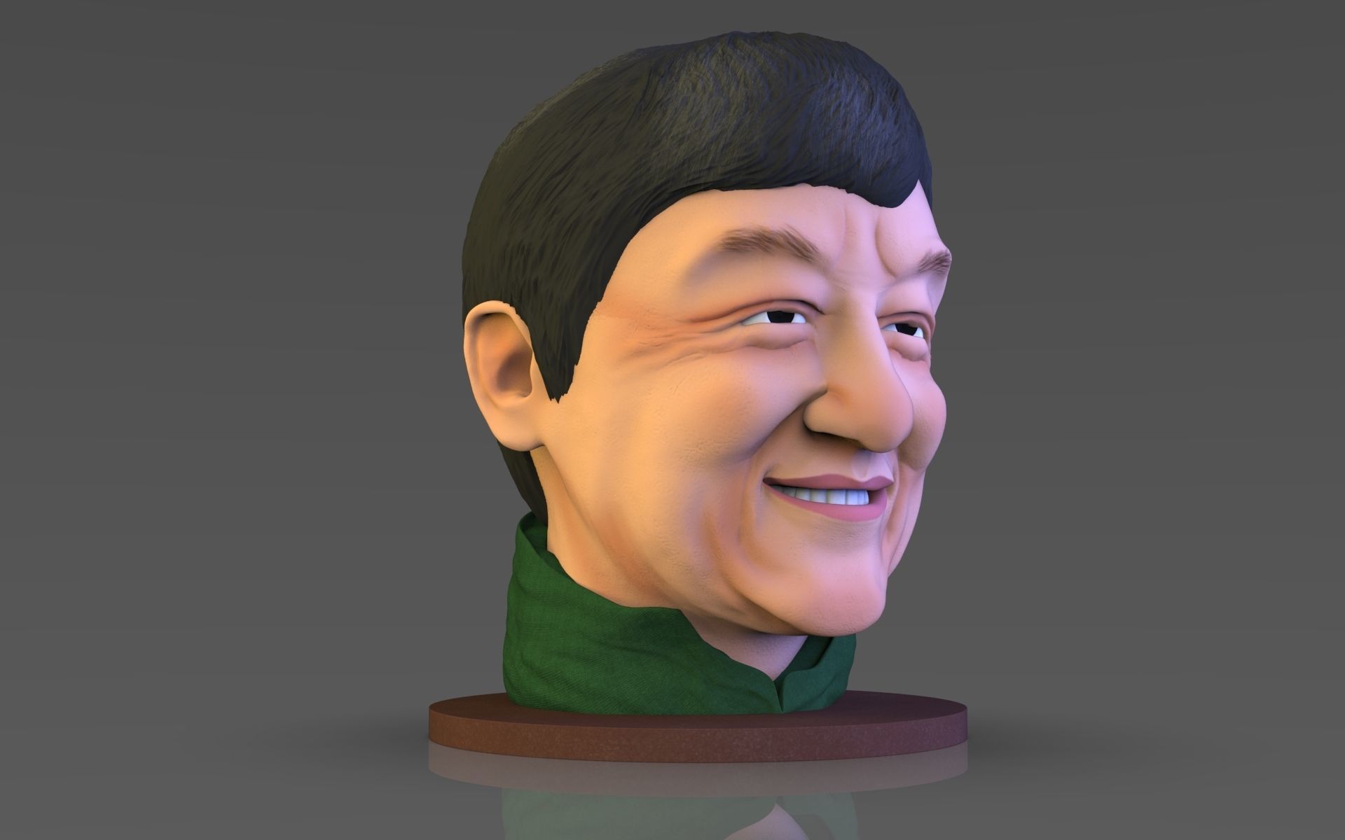 Jackie Chan 3D print model_5