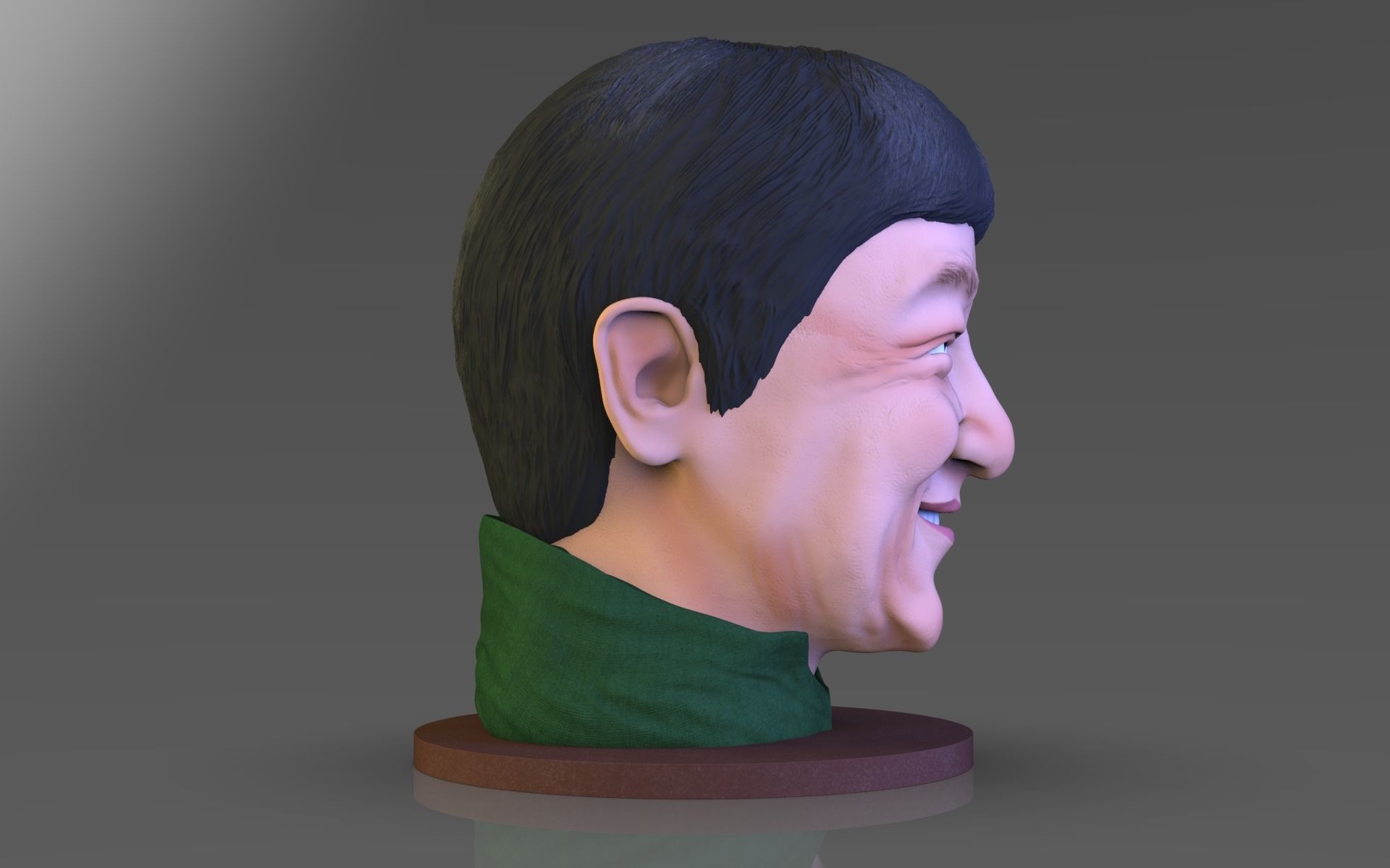 Jackie Chan 3D print model_1