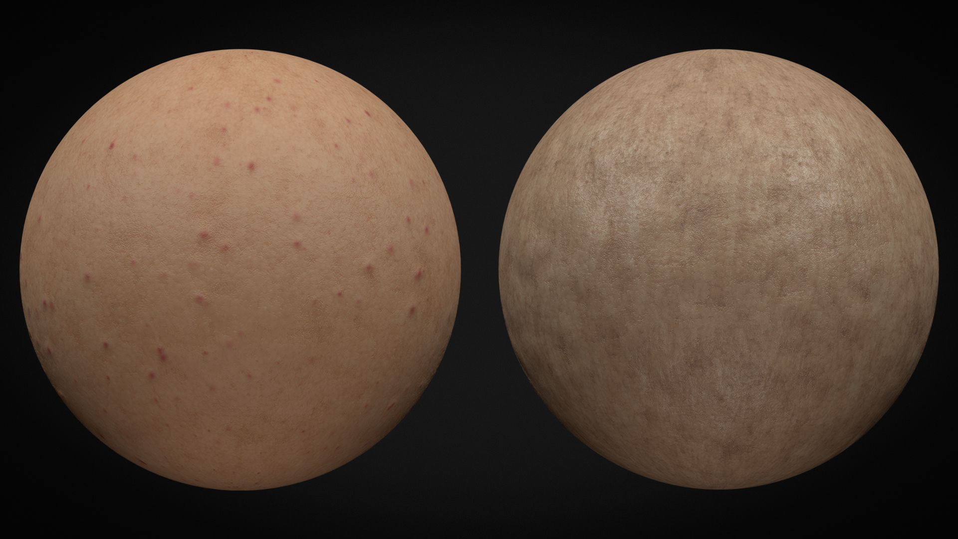 Base Material - Realistic Human Skin 3D model_10