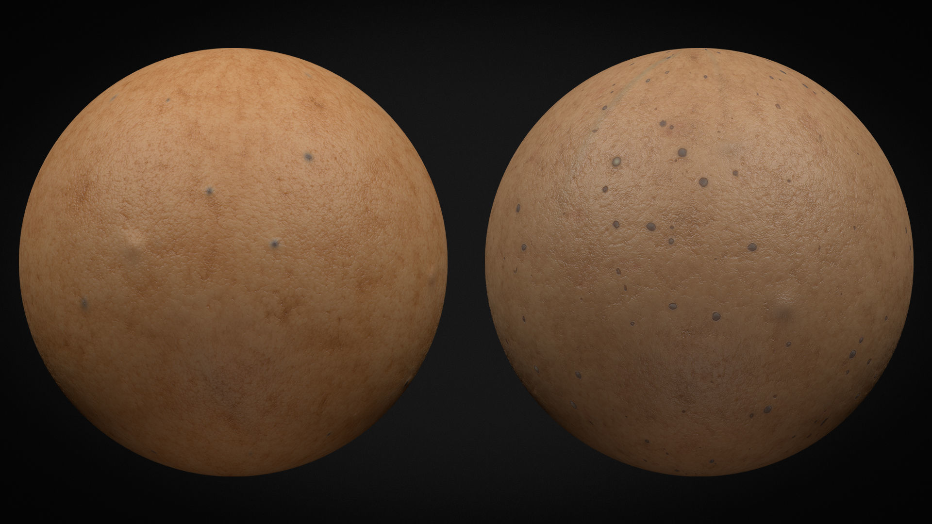 Base Material - Realistic Human Skin 3D model_4
