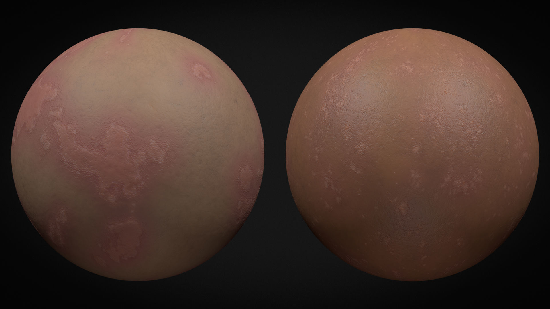 Base Material - Realistic Human Skin 3D model_6