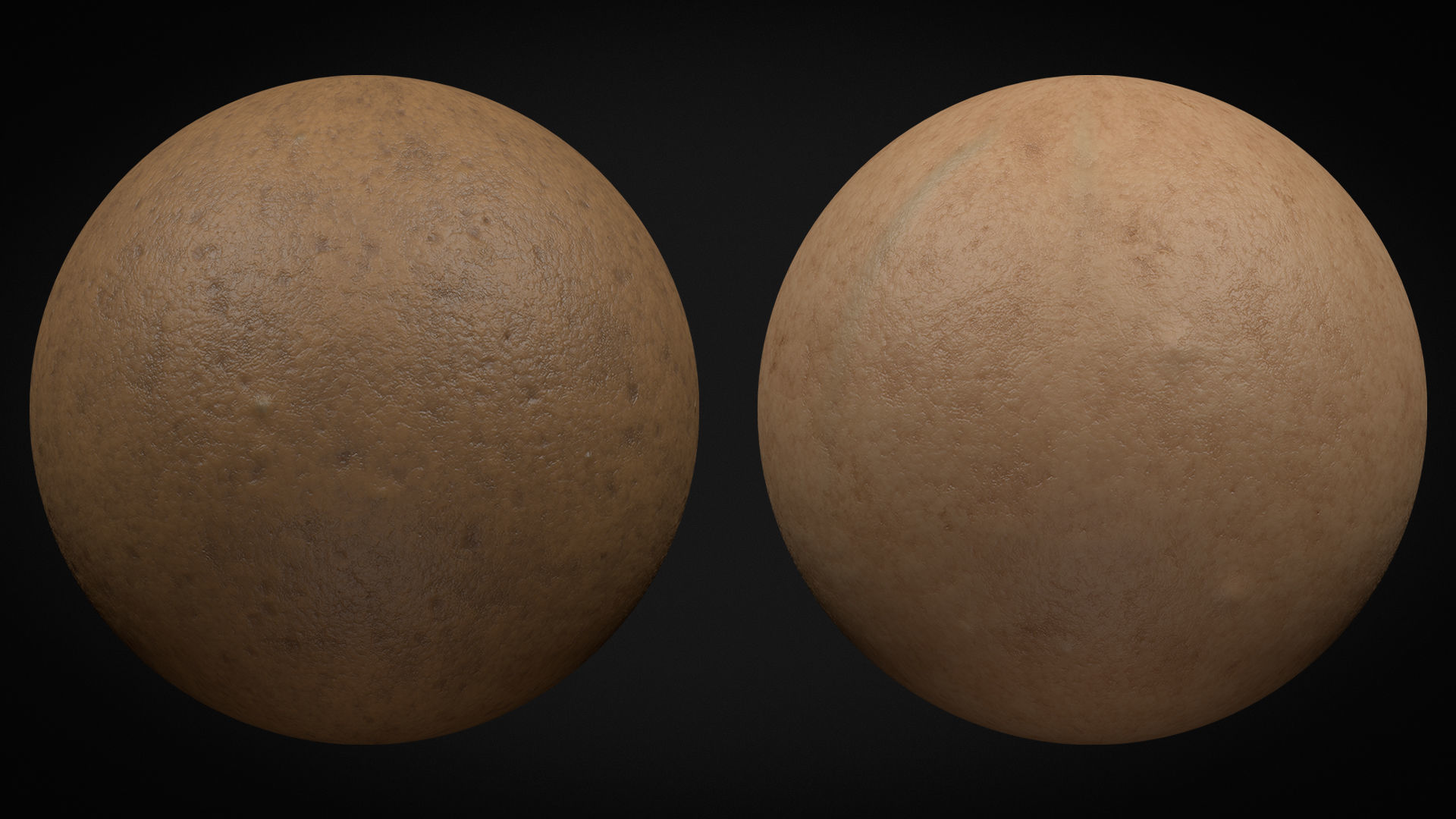 Base Material - Realistic Human Skin 3D model_3