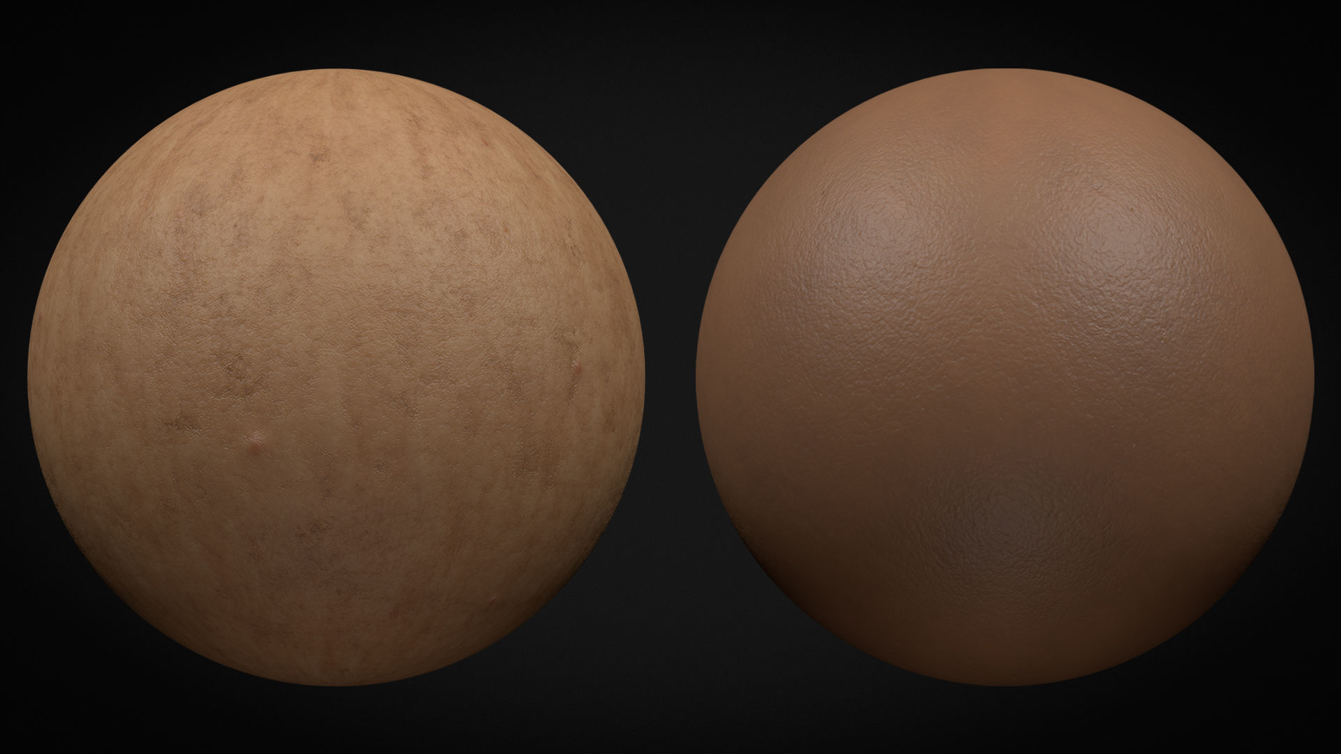 Base Material - Realistic Human Skin 3D model_11