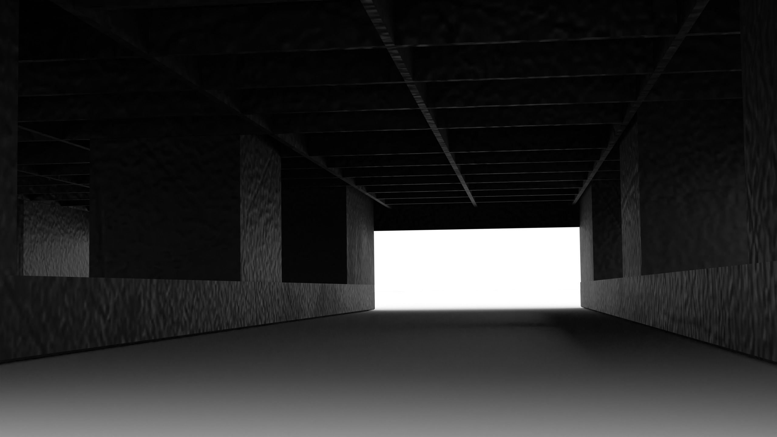 Plastic EUR-size pallet 3D model_5