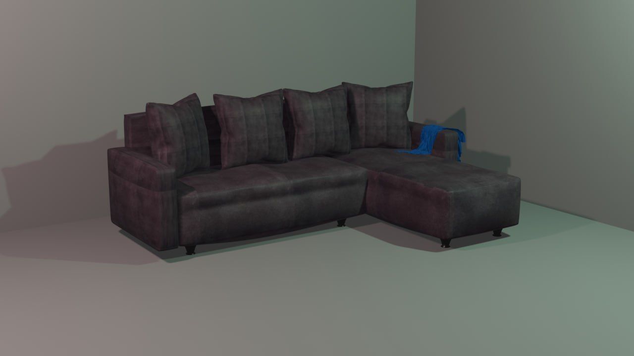 William Blake Sofa Chesterfield Leather 3D model 3D model_1