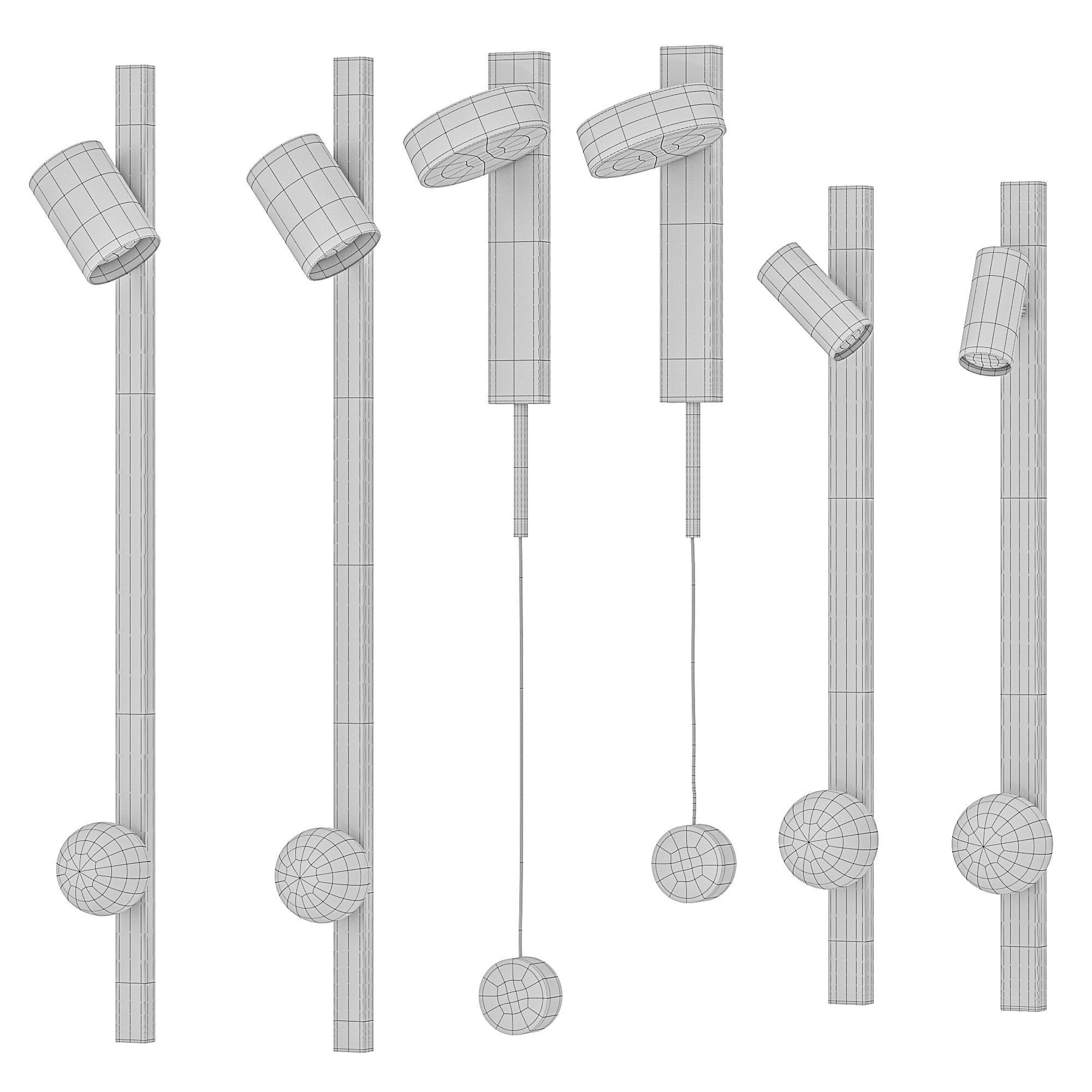 NEVADA Wall lamp 3D model_7