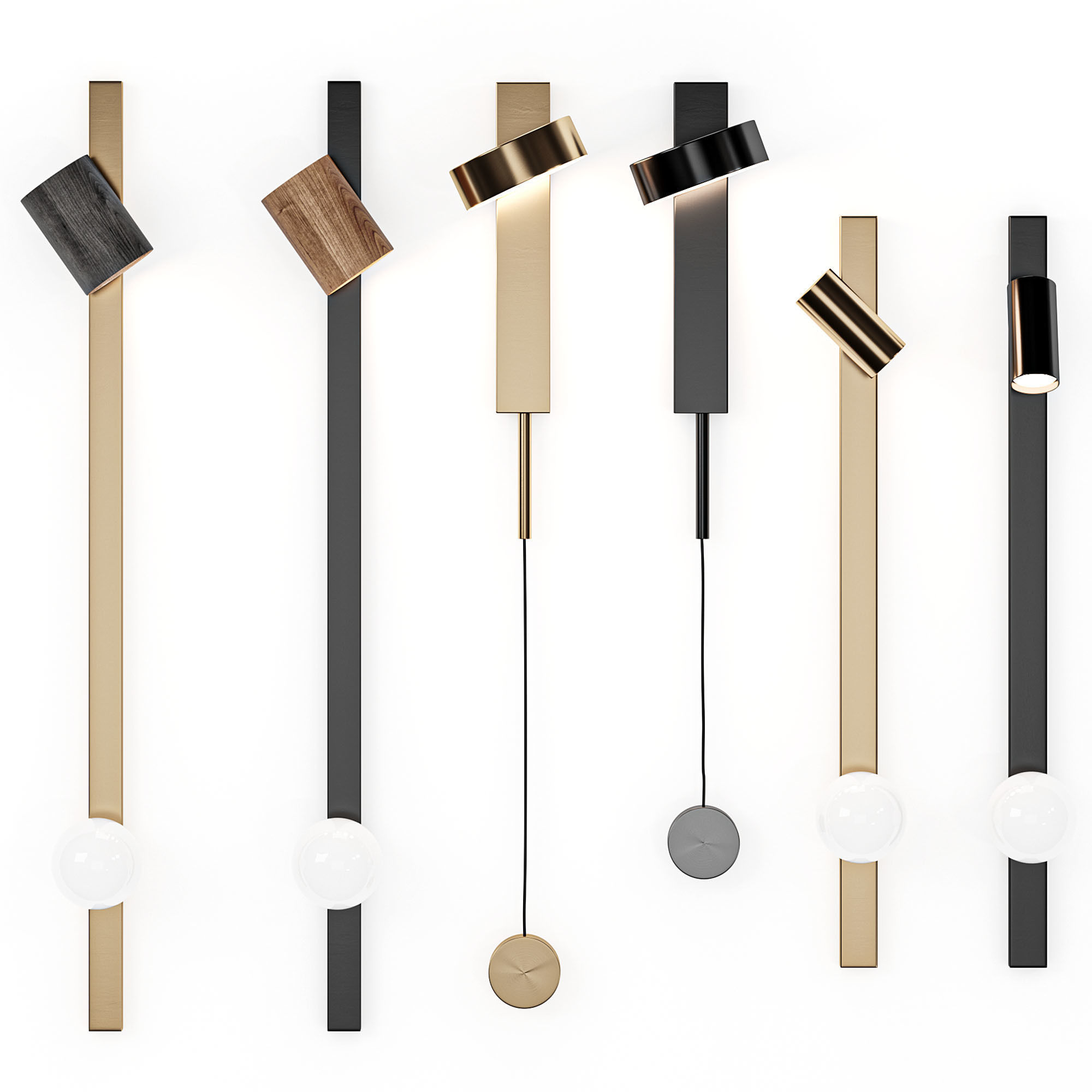 NEVADA Wall lamp 3D model_6