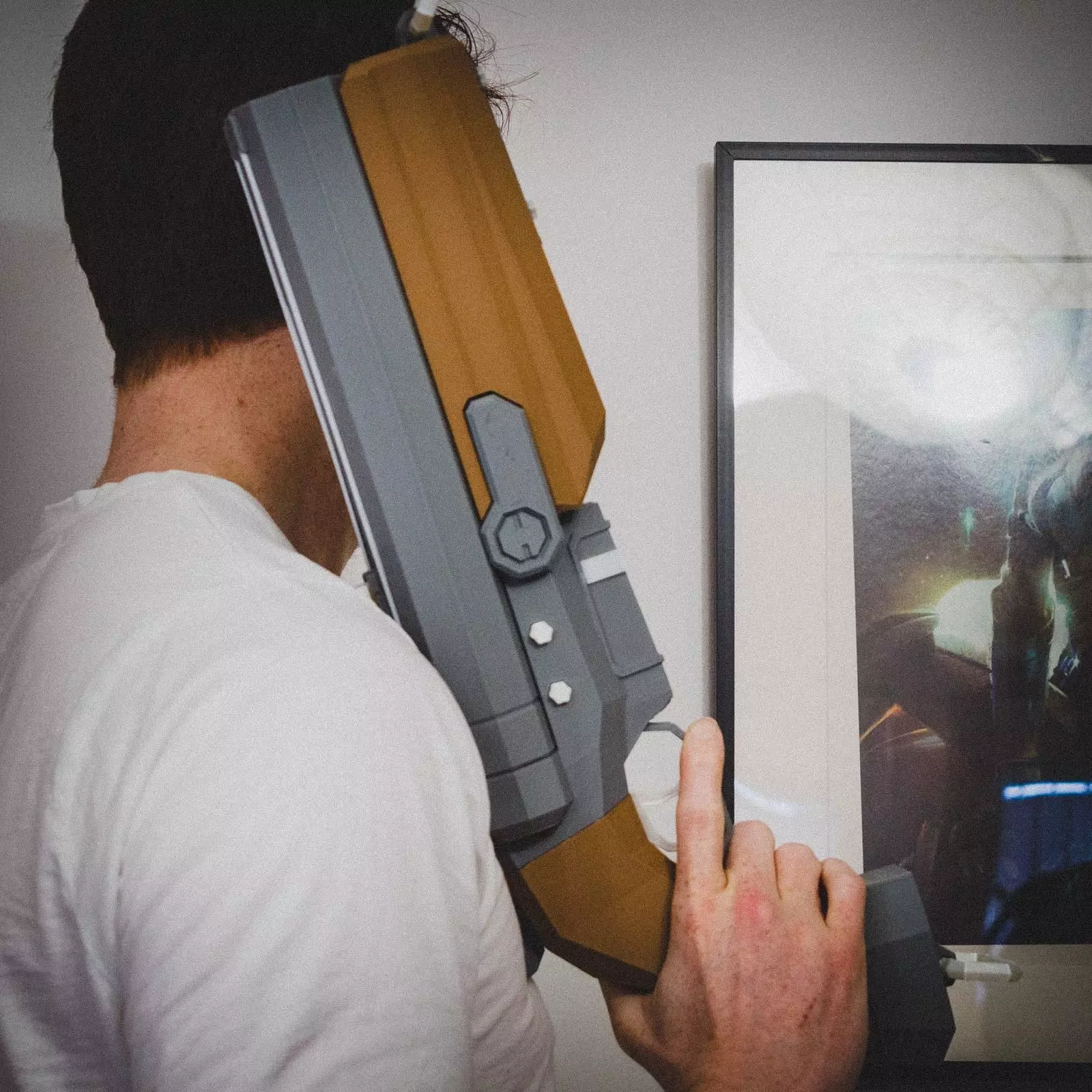 Deep Rock Galactic - Jury-Rigged Boomstick - Lifesize Prop 3D print model_0