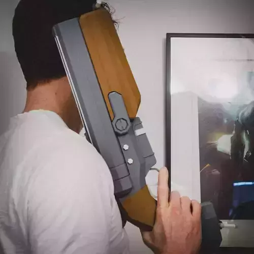Deep Rock Galactic - Jury-Rigged Boomstick - Lifesize Prop 3D print model