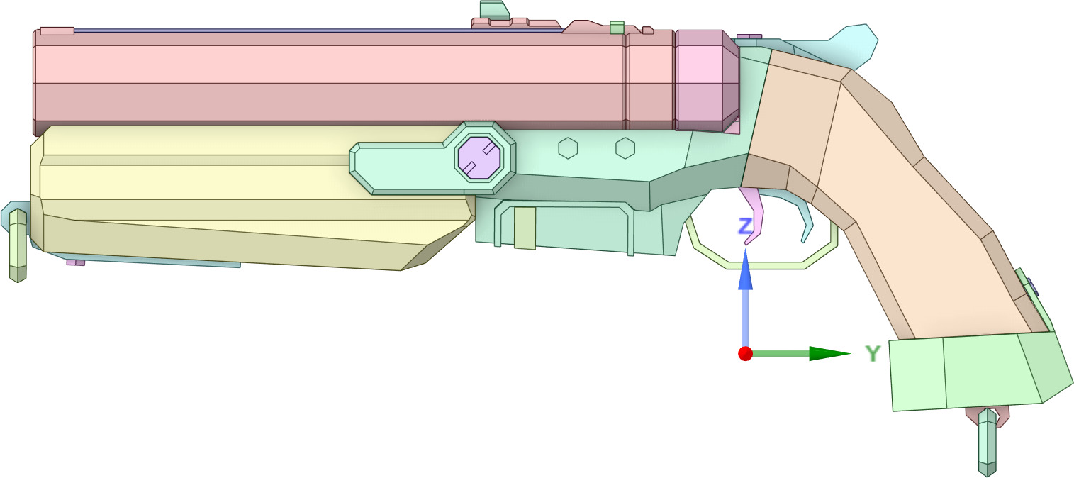 Deep Rock Galactic - Jury-Rigged Boomstick - Lifesize Prop 3D print model_7