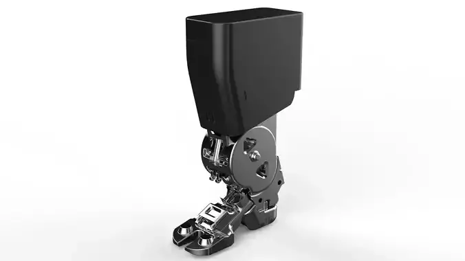 Robo leg  scifi part  3D model
