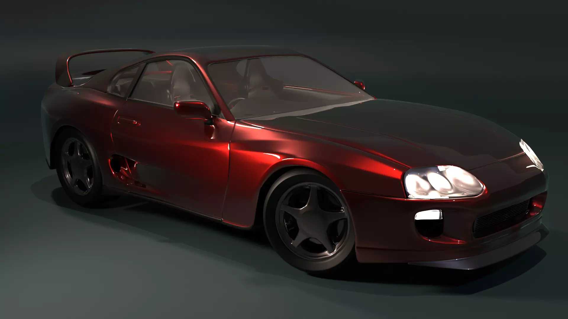 Toyota Supra mk4 3D model_0