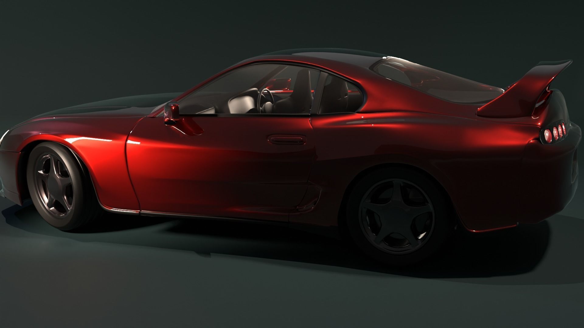 Toyota Supra mk4 3D model_4