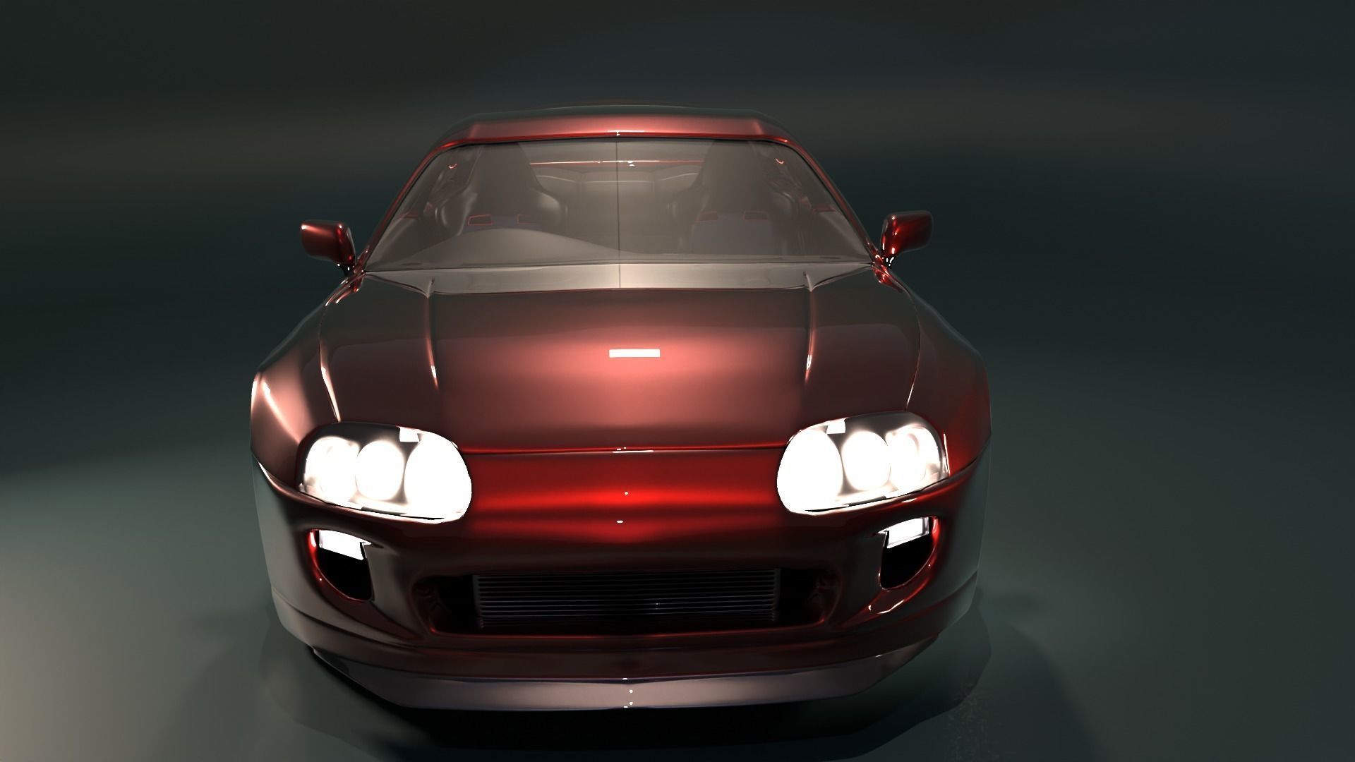 Toyota Supra mk4 3D model_2