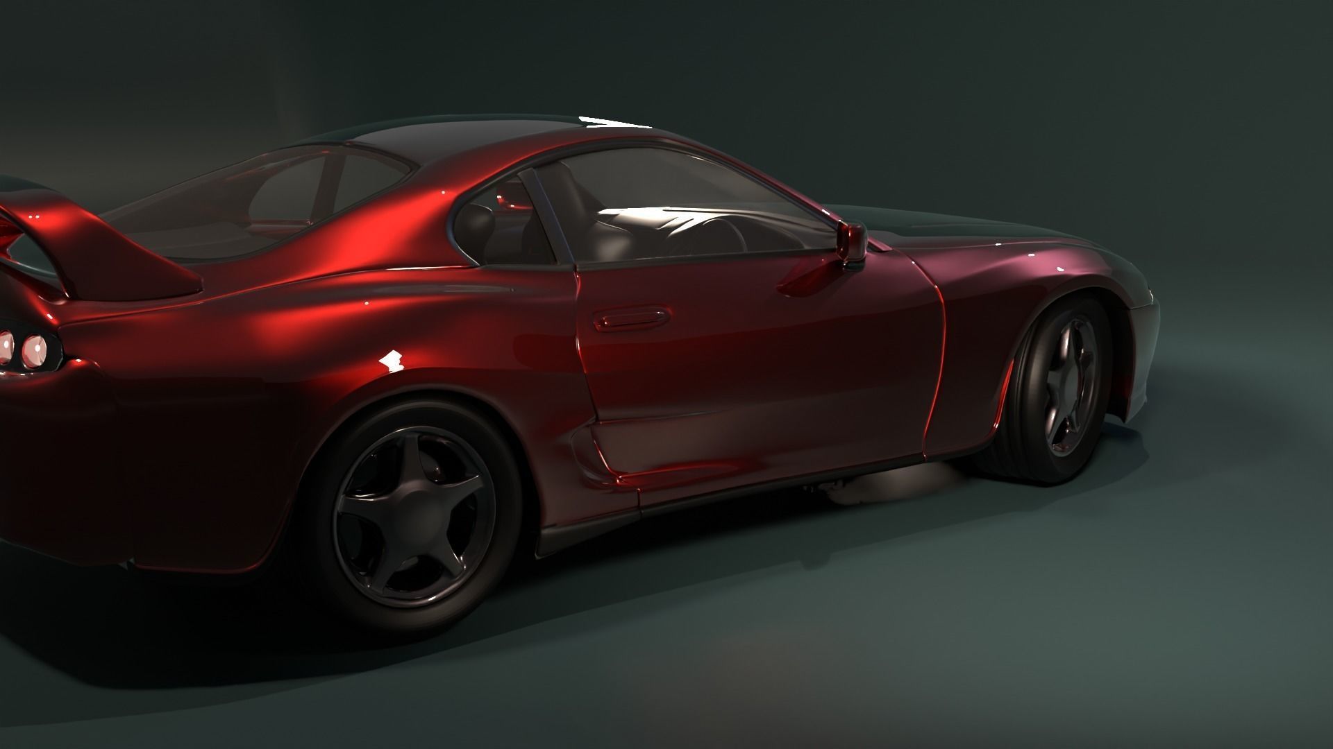 Toyota Supra mk4 3D model_6