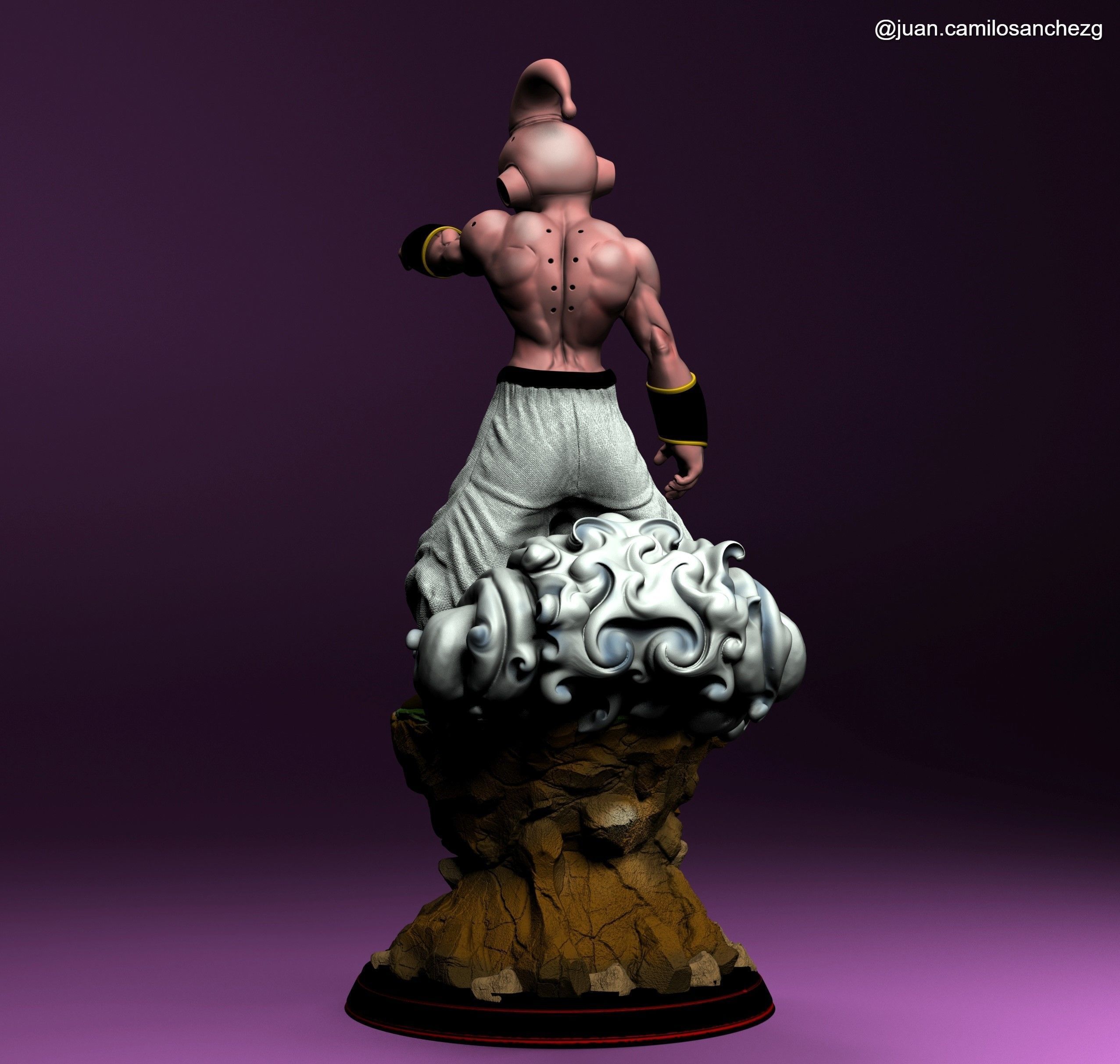 Majin boo Dragon Ball Z 3D print model_6