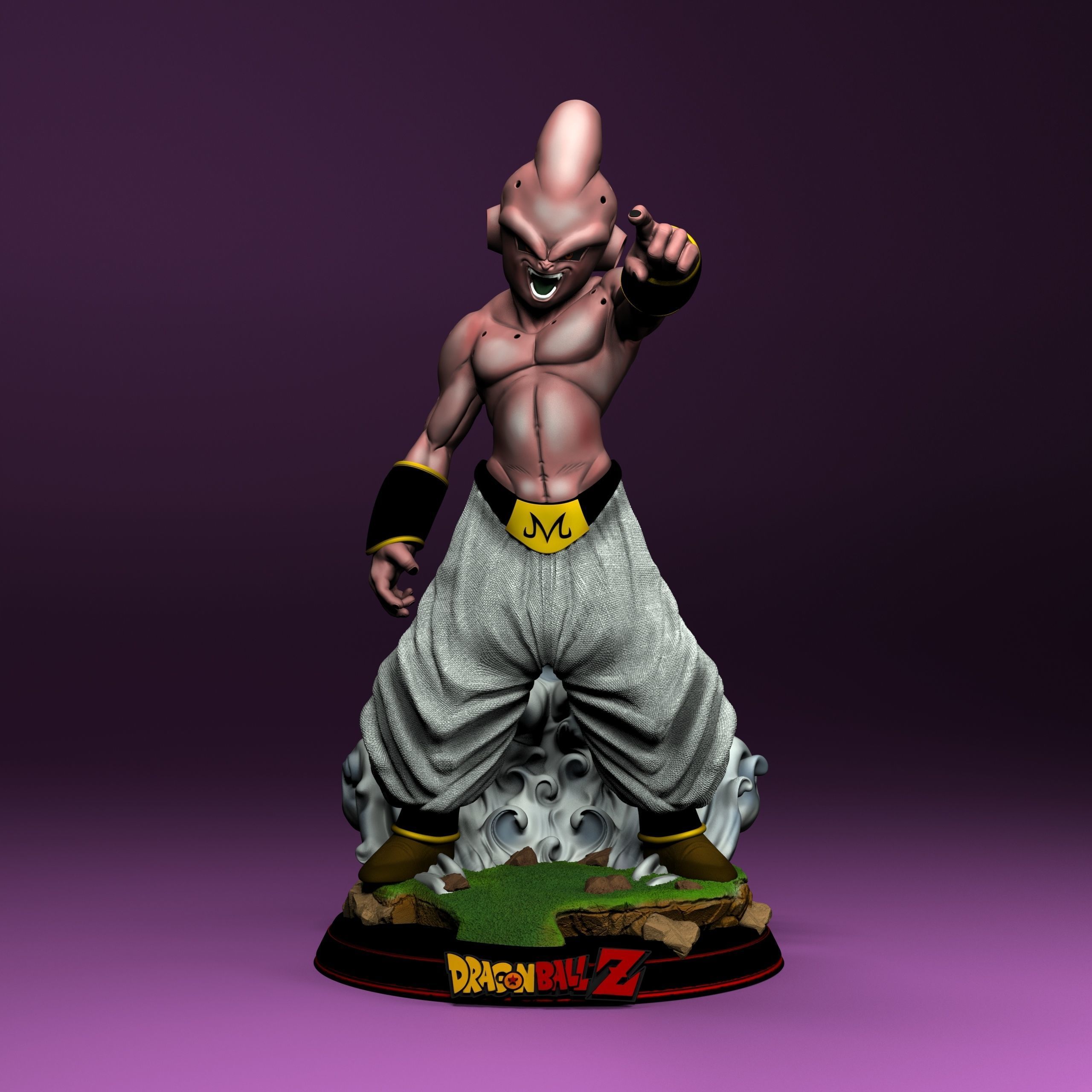 Majin boo Dragon Ball Z 3D print model_2