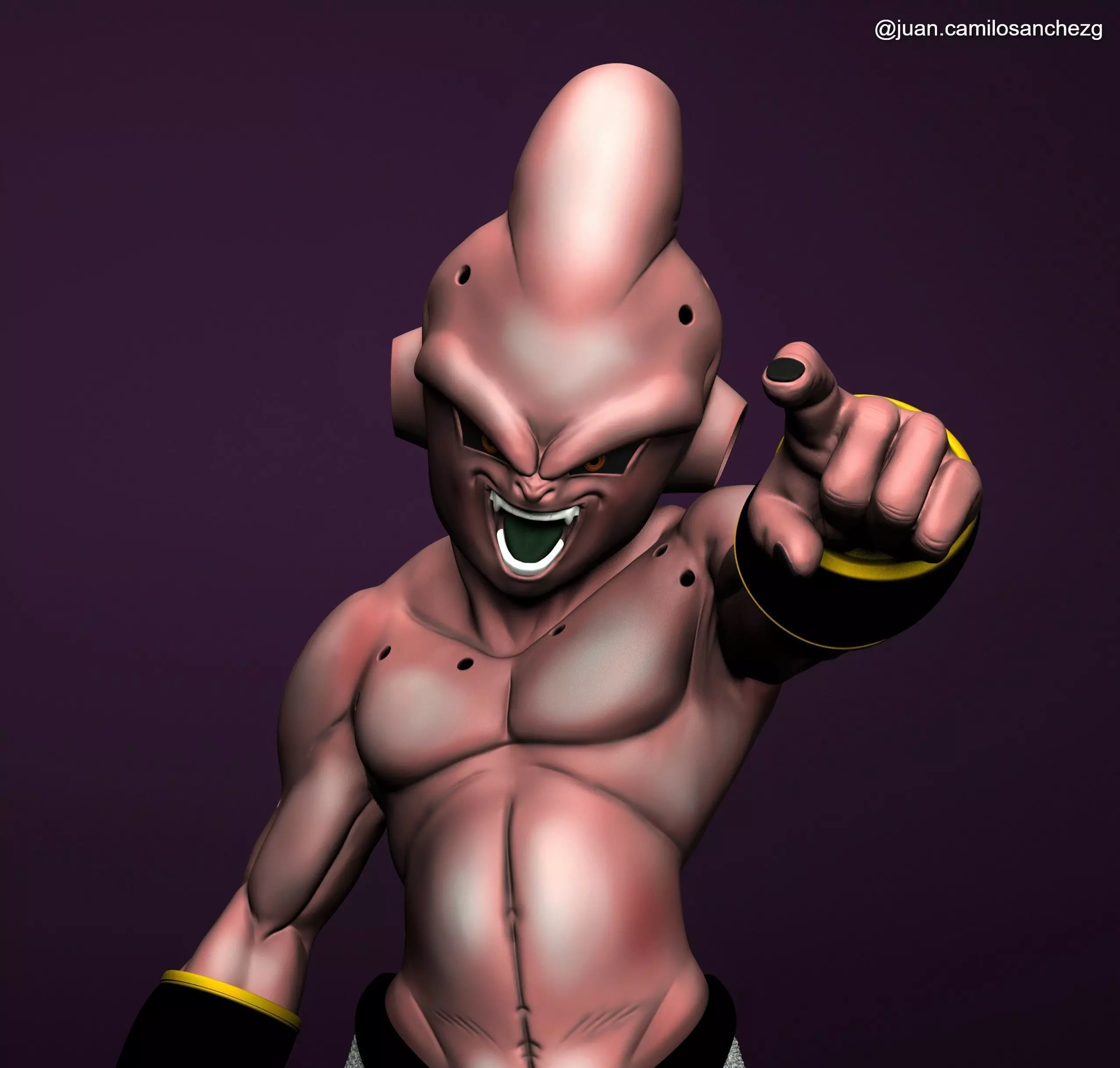 Majin boo Dragon Ball Z 3D print model_0