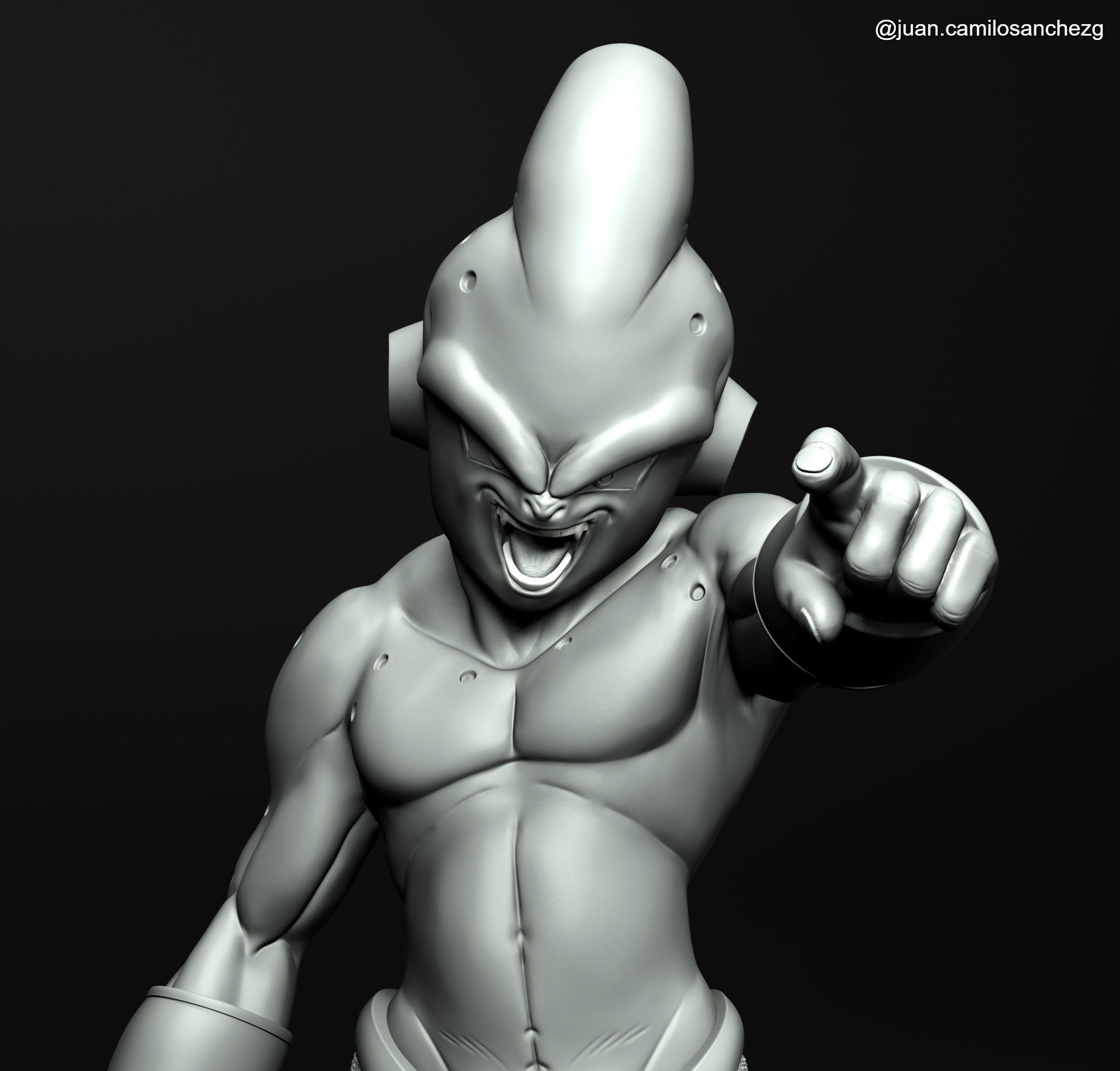 Majin boo Dragon Ball Z 3D print model_10