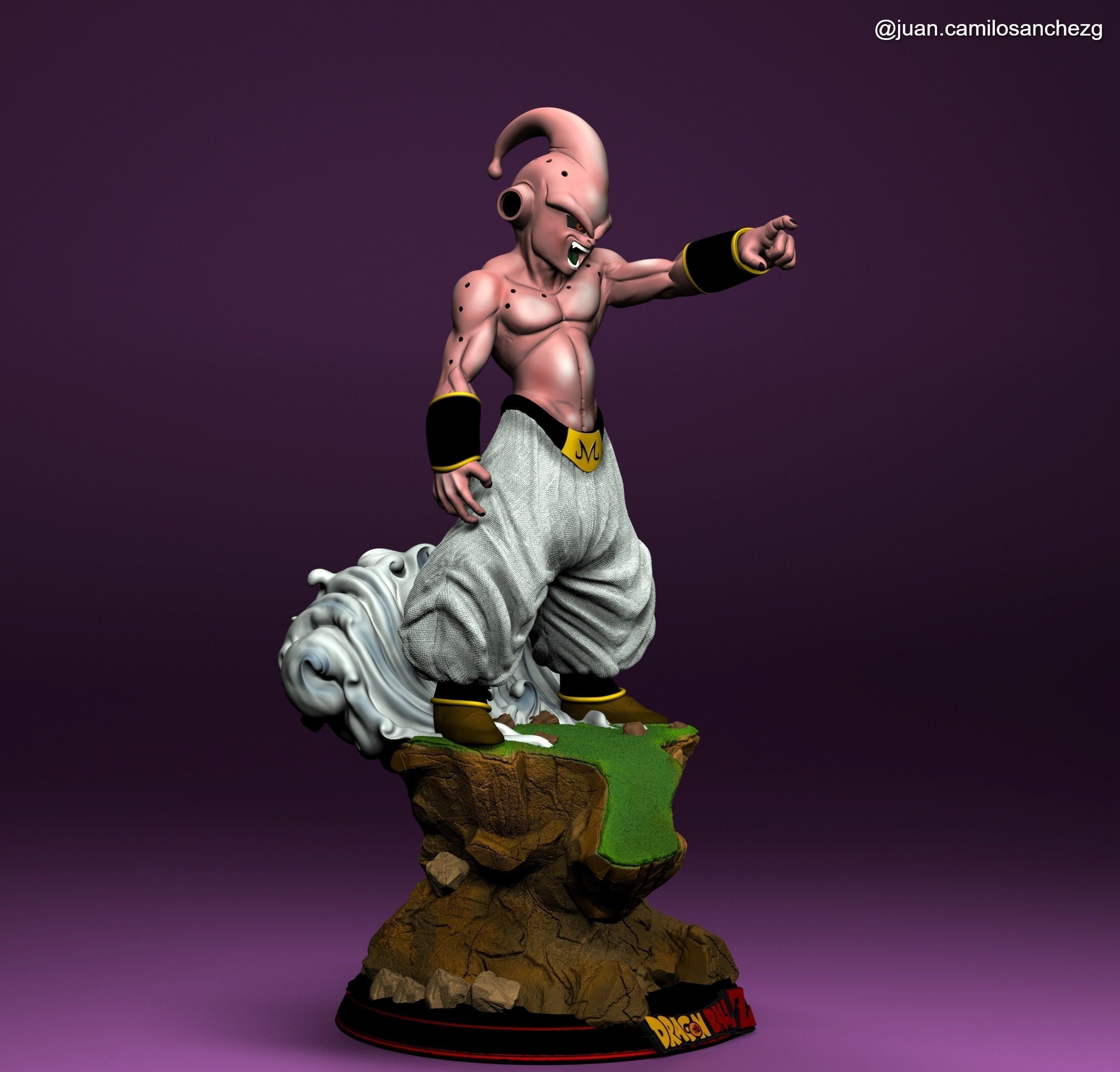 Majin boo Dragon Ball Z 3D print model_7