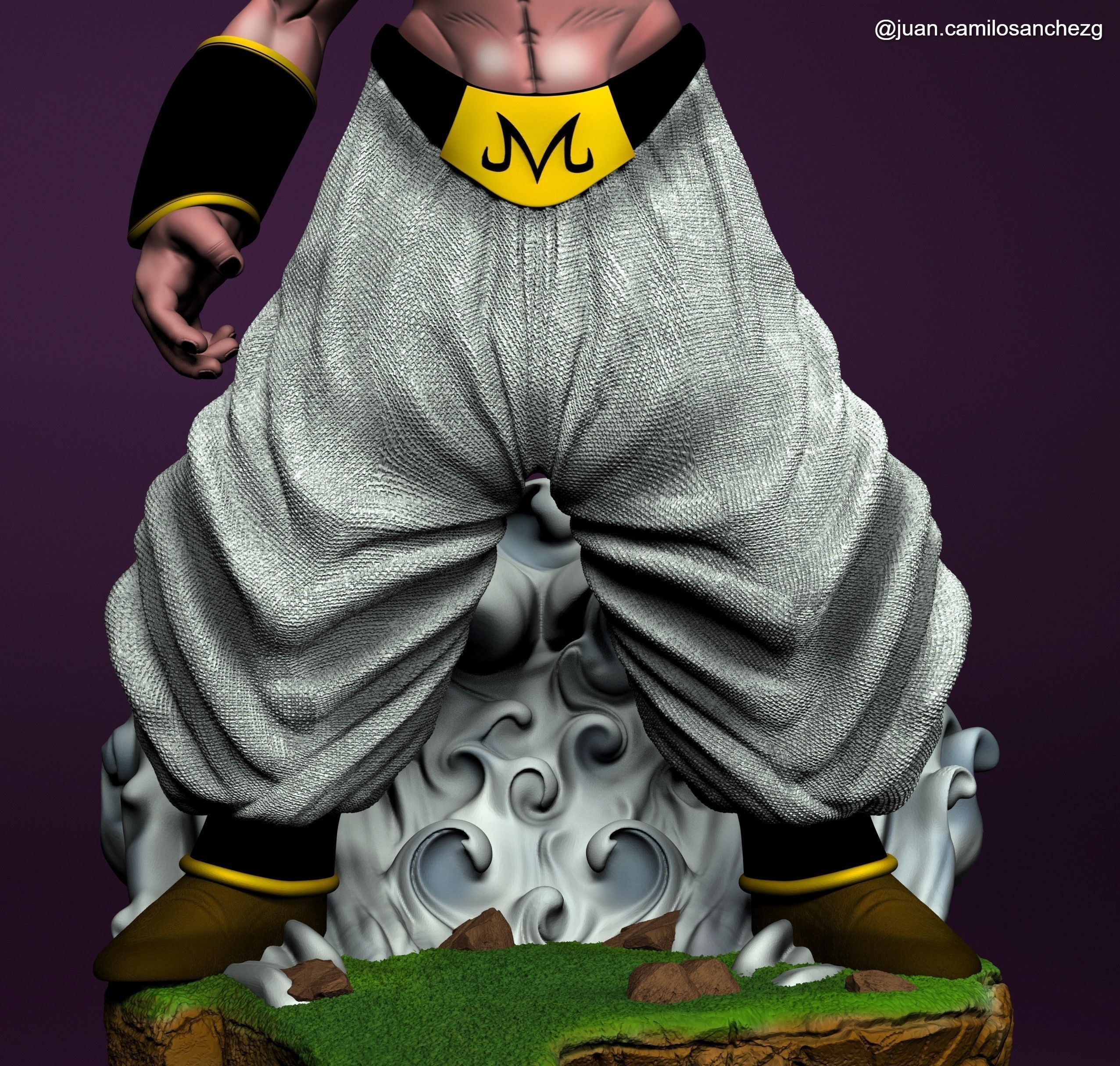 Majin boo Dragon Ball Z 3D print model_4