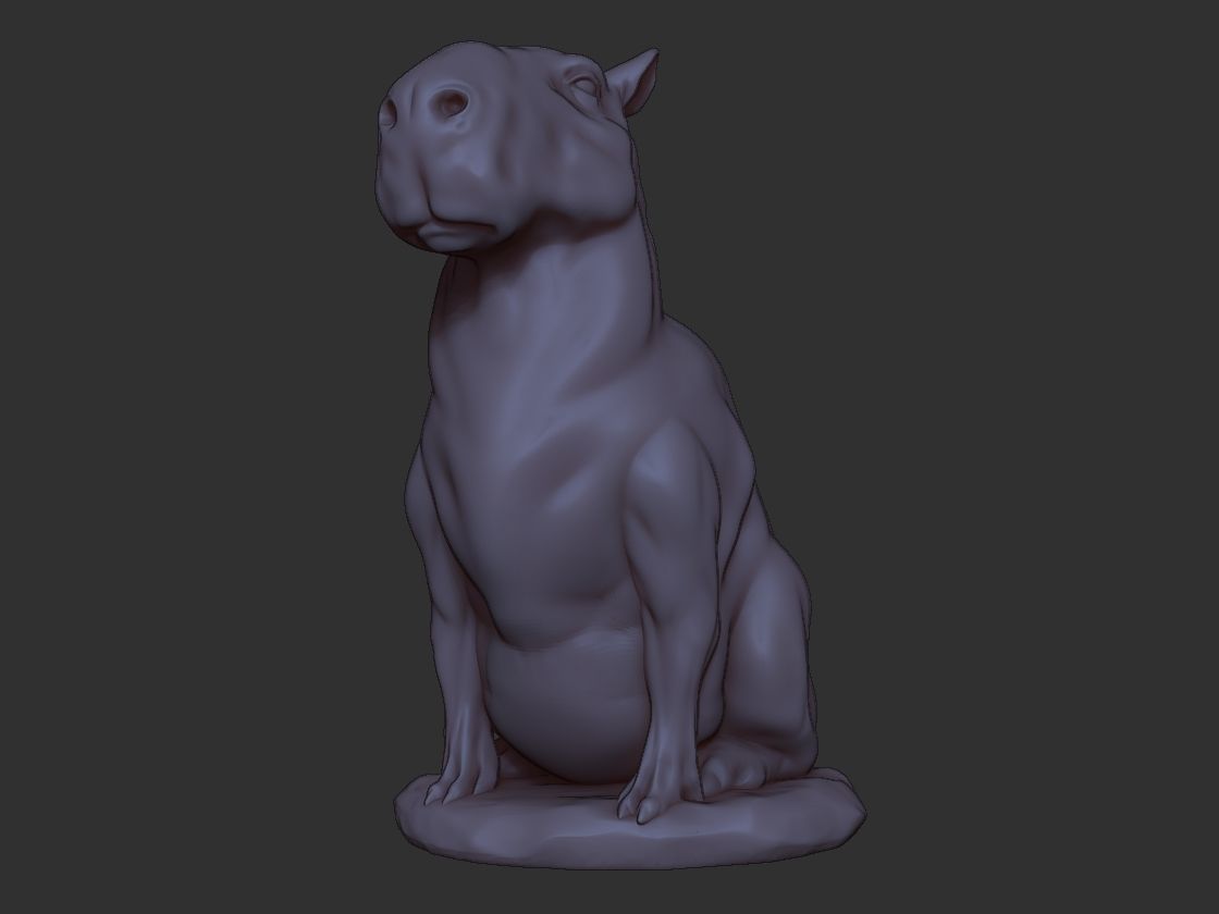 Capybara 3D print model_7