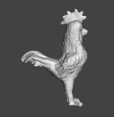ZENON BARTOLITO THE ROOSTER PLASTIC FIGURE MODEL TOY FOR KIDS 3D print model_1