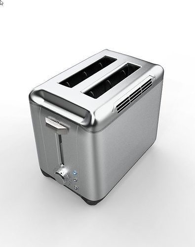 Bread Toaster Kitchen Interior  Low-poly 3D model 4