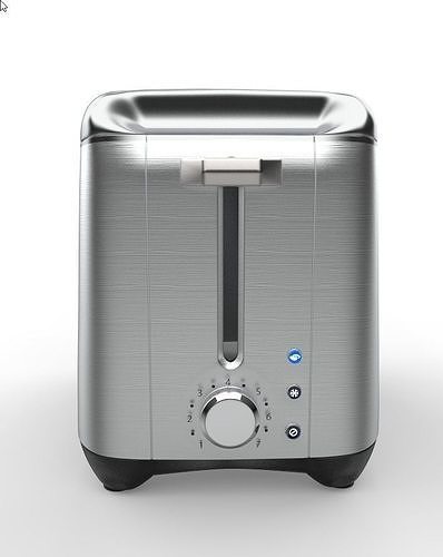 Bread Toaster Kitchen Interior  Low-poly 3D model 6