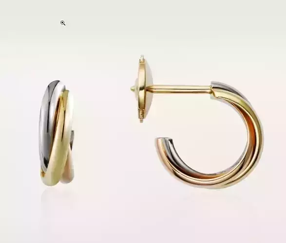 Trinity Earrings 3D print model