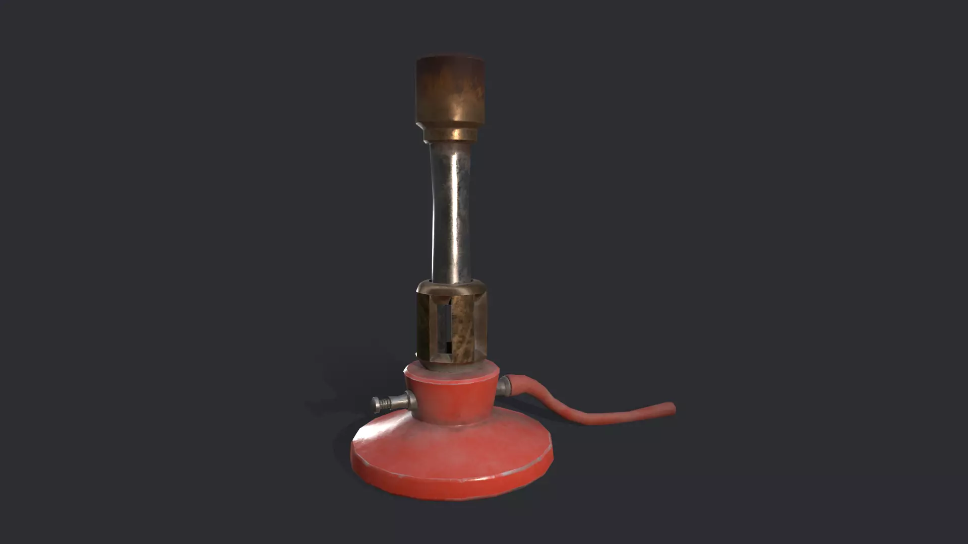 Bunsen burner Free low-poly 3D model