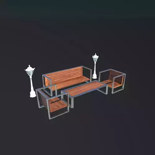 wood bench