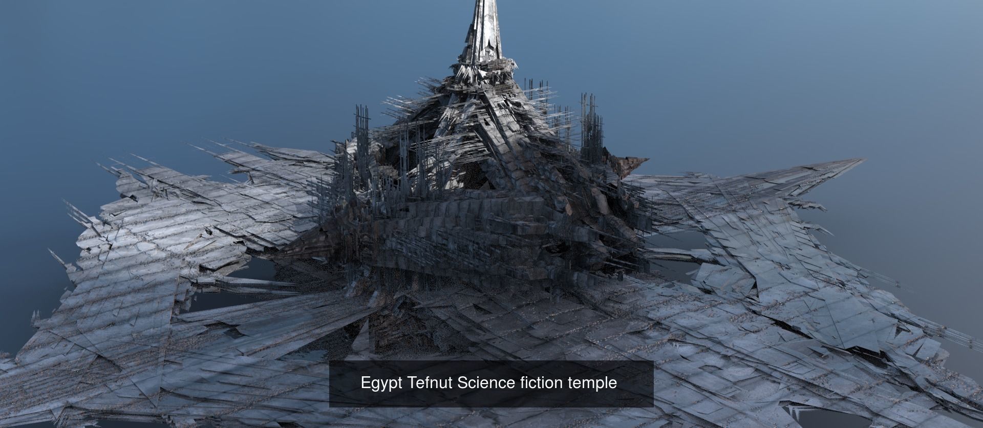 Sci fi Corporation towers 3D Model Collection_22