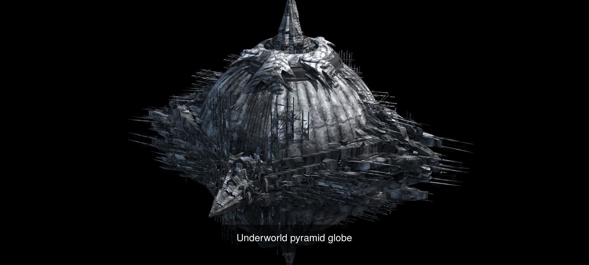 Sci fi Corporation towers 3D Model Collection_21