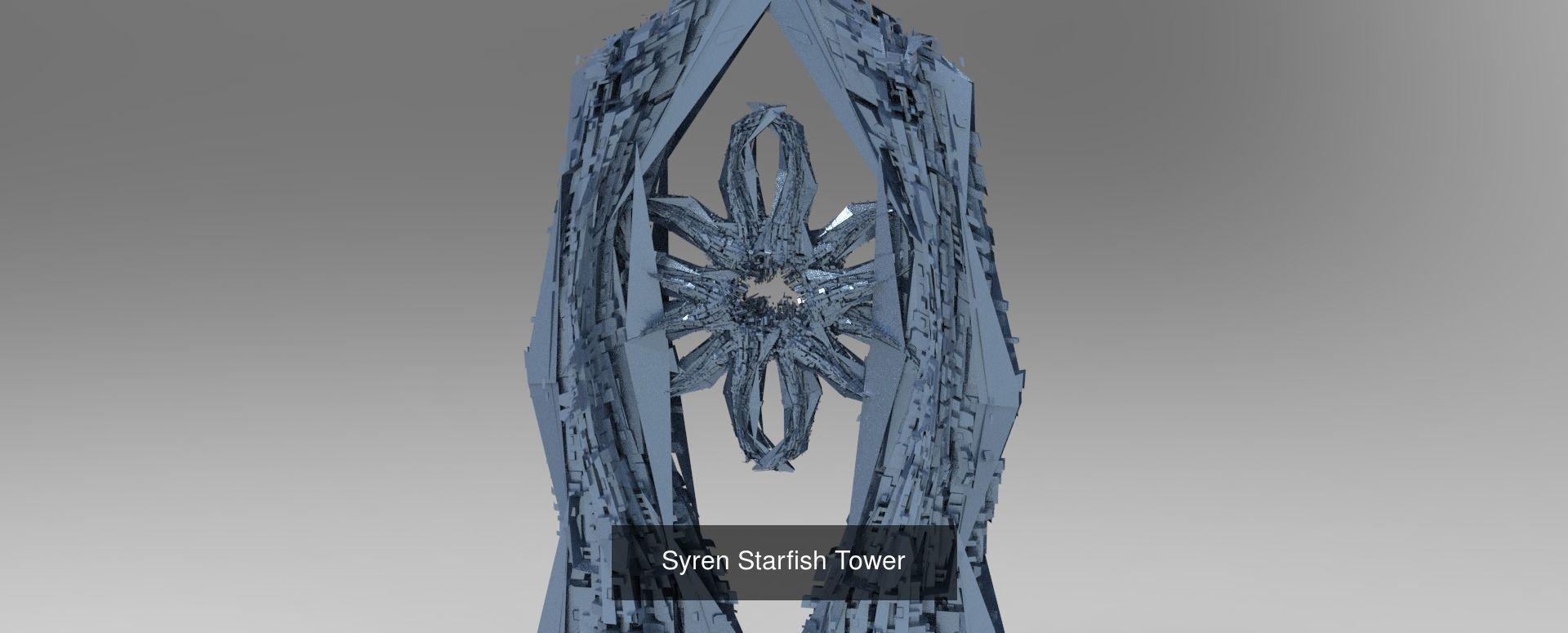 Sci fi Corporation towers 3D Model Collection_15