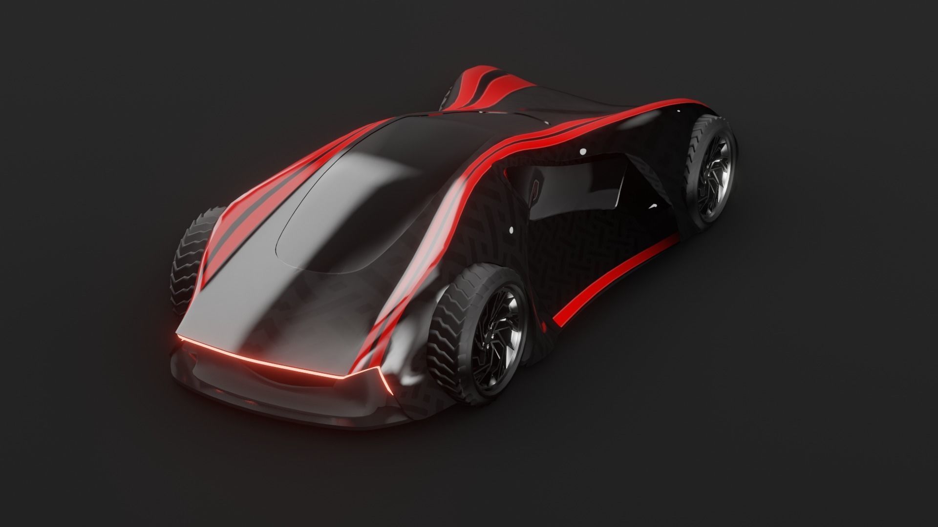 concept car Free low-poly 3D model_3