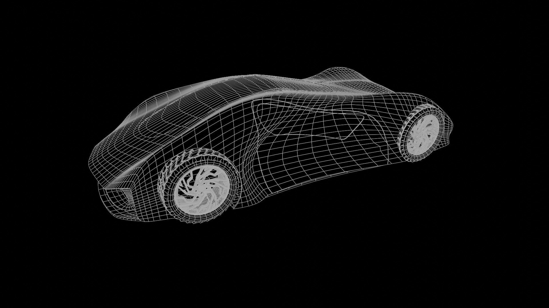 concept car Free low-poly 3D model_8