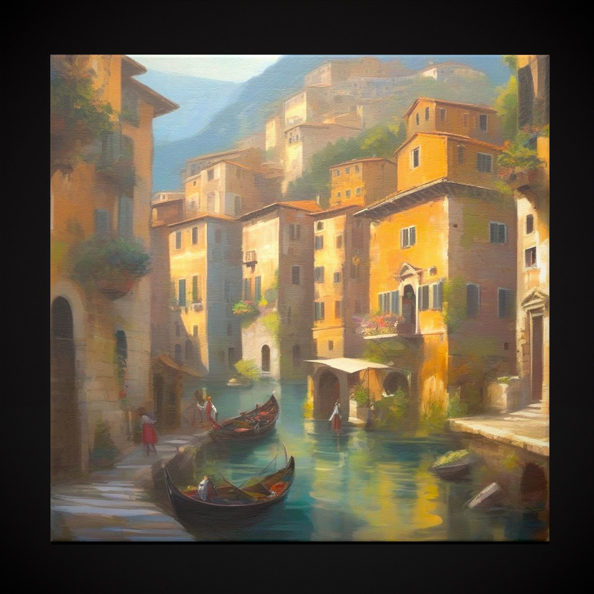 Italian Renaissance Painting Two Low-poly 3D model_3