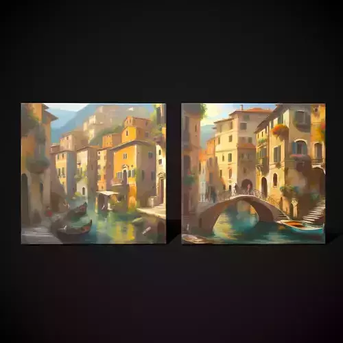 Italian Renaissance Paintings One and Two