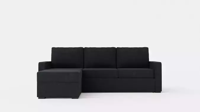 Maja Sofa Bed 3 Seater Reversible Dark Gray