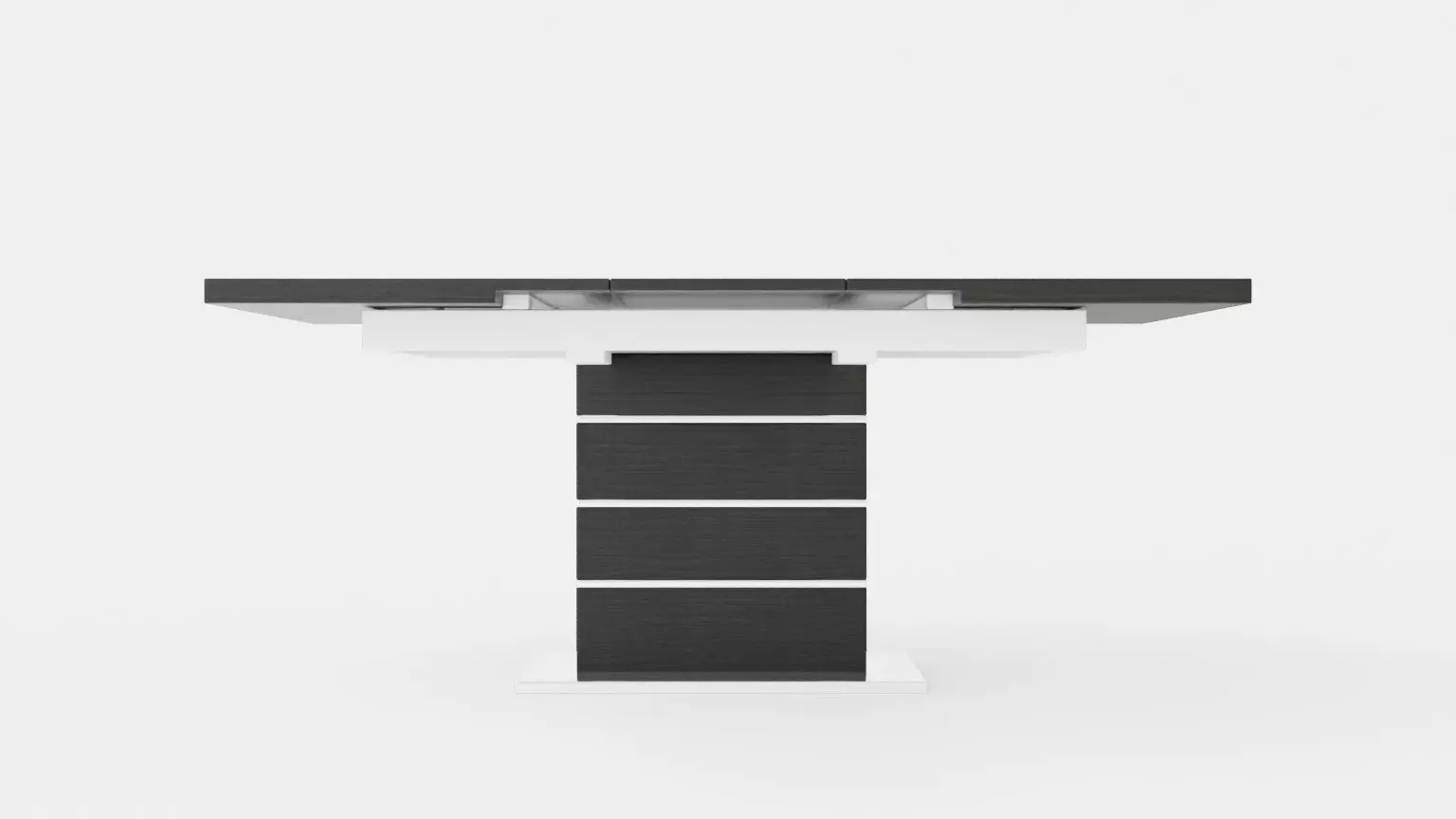 Macahan Extensionable Dining Table 140 Cm Low-poly 3D model_0