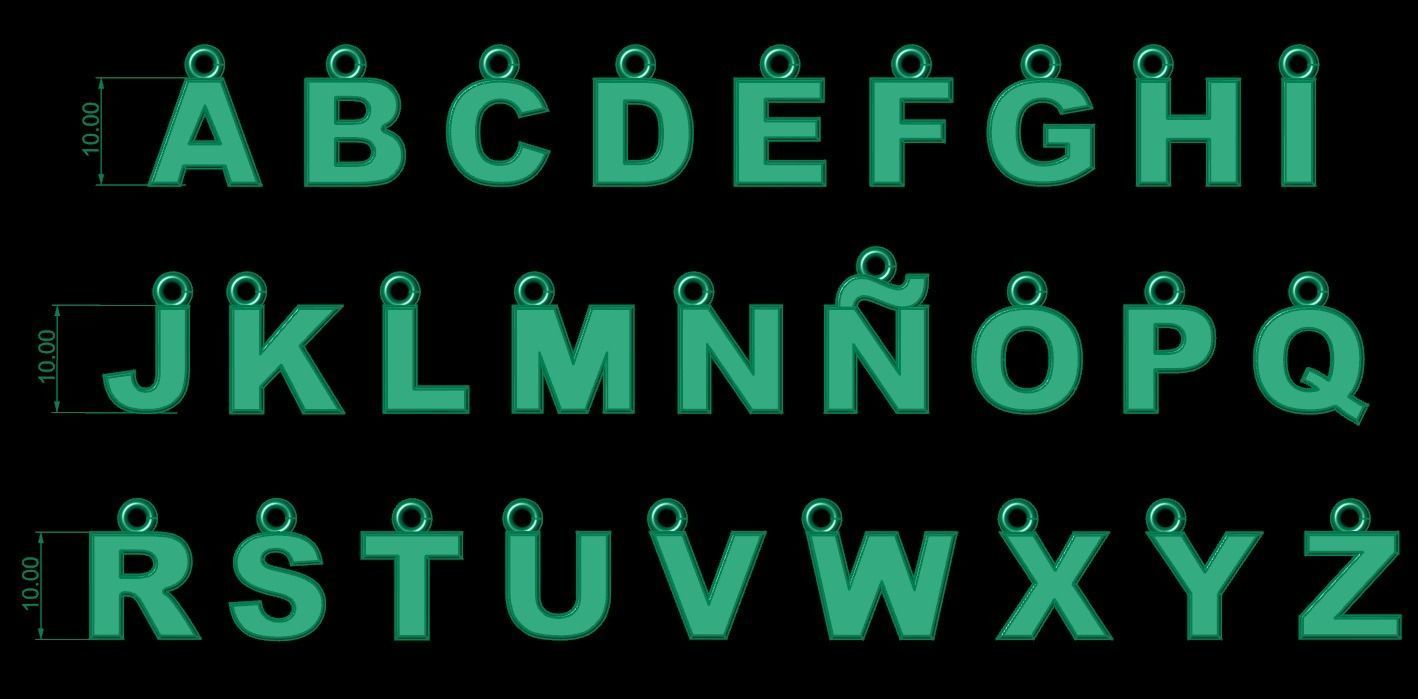 ABECEDARIO COMPLETO  3D print model_0