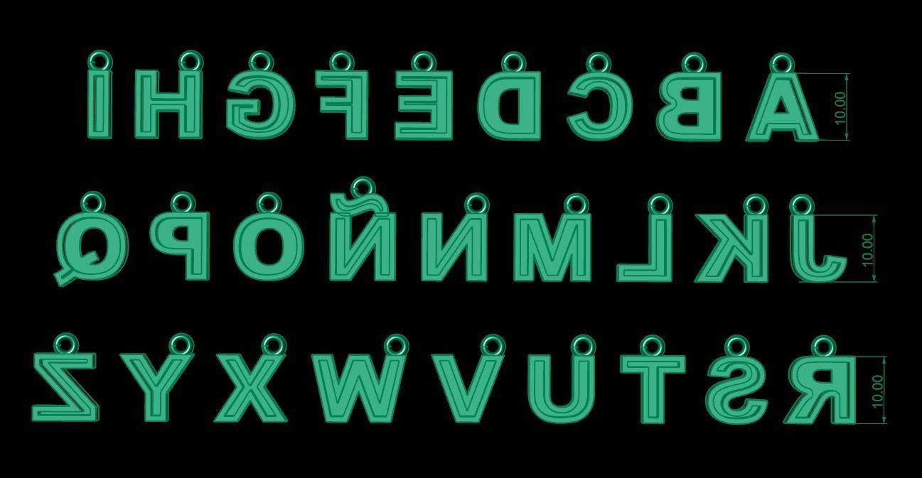 ABECEDARIO COMPLETO  3D print model_1