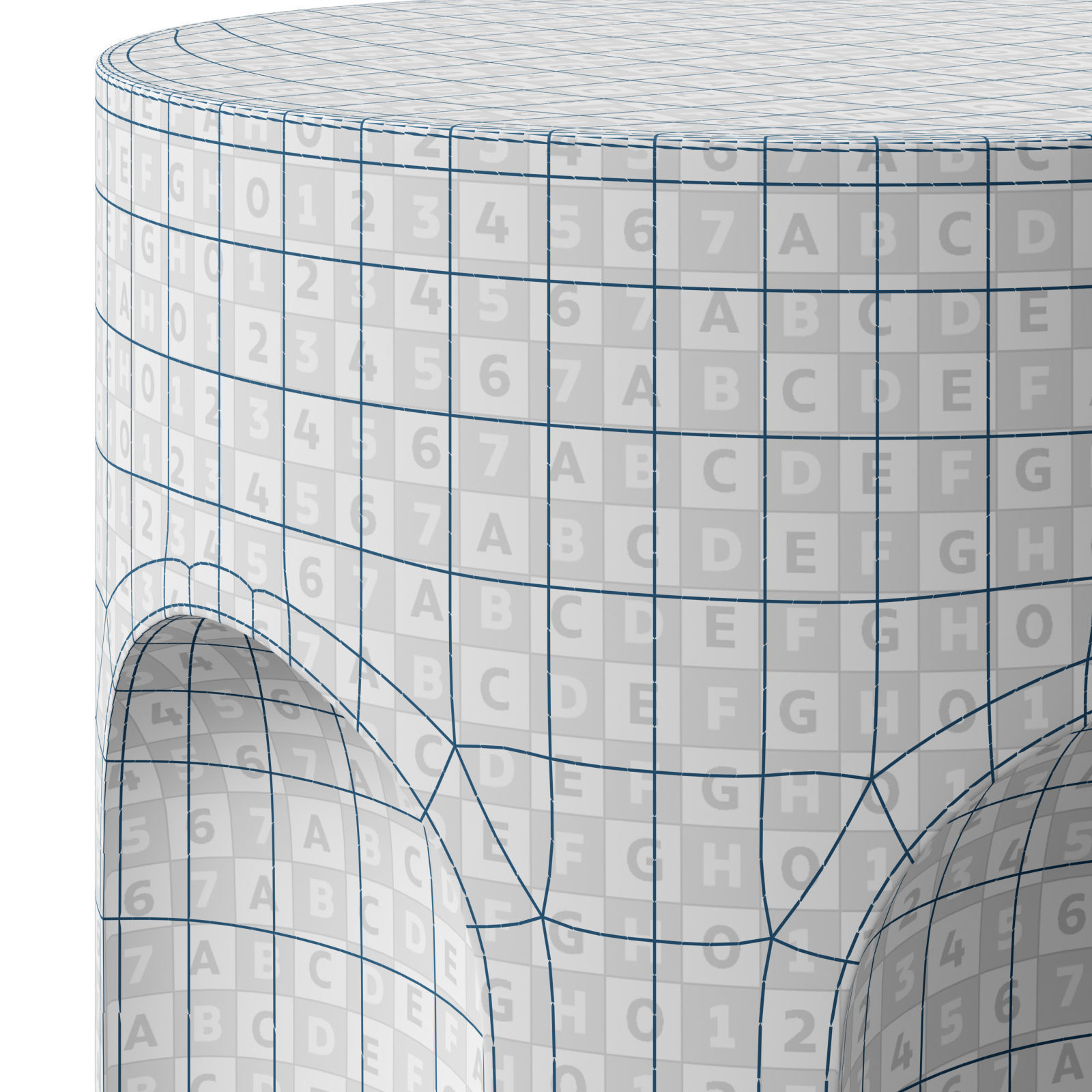 Restoration Hardware Volta Carved round tables 3D model_11