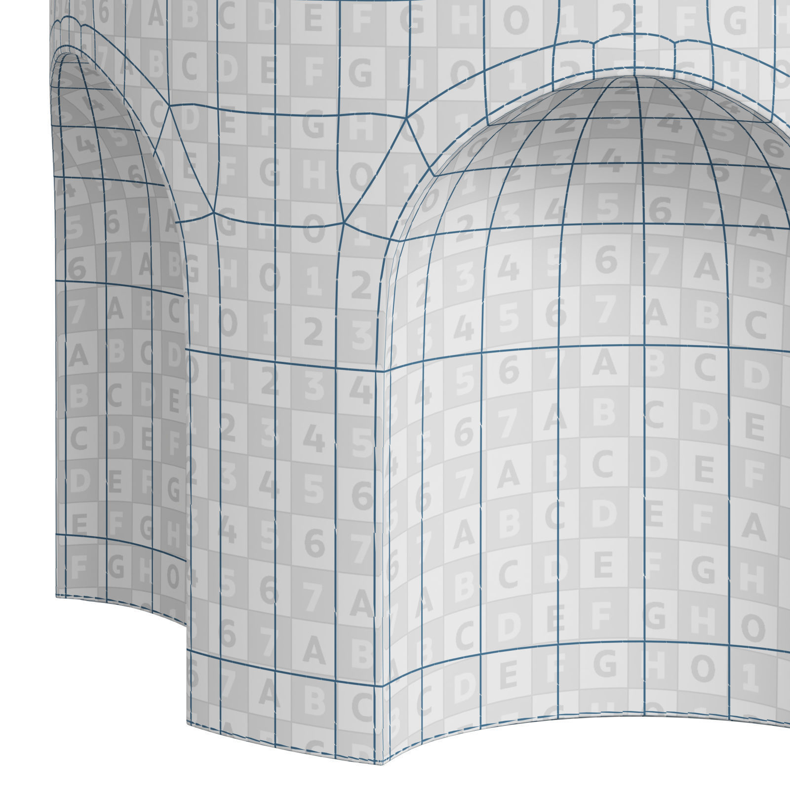 Restoration Hardware Volta Carved round tables 3D model_8