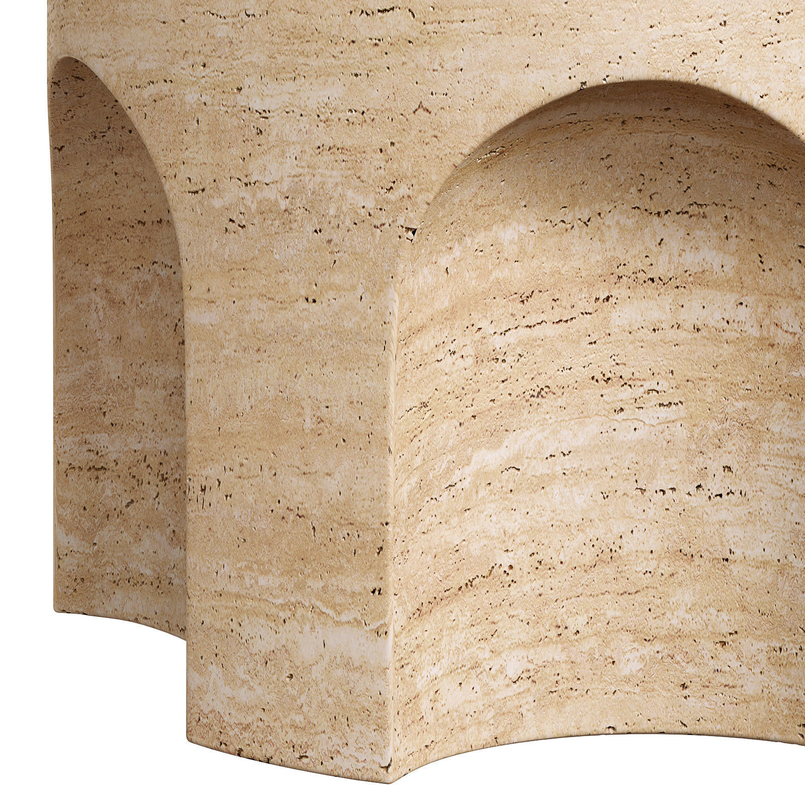 Restoration Hardware Volta Carved round tables 3D model_6