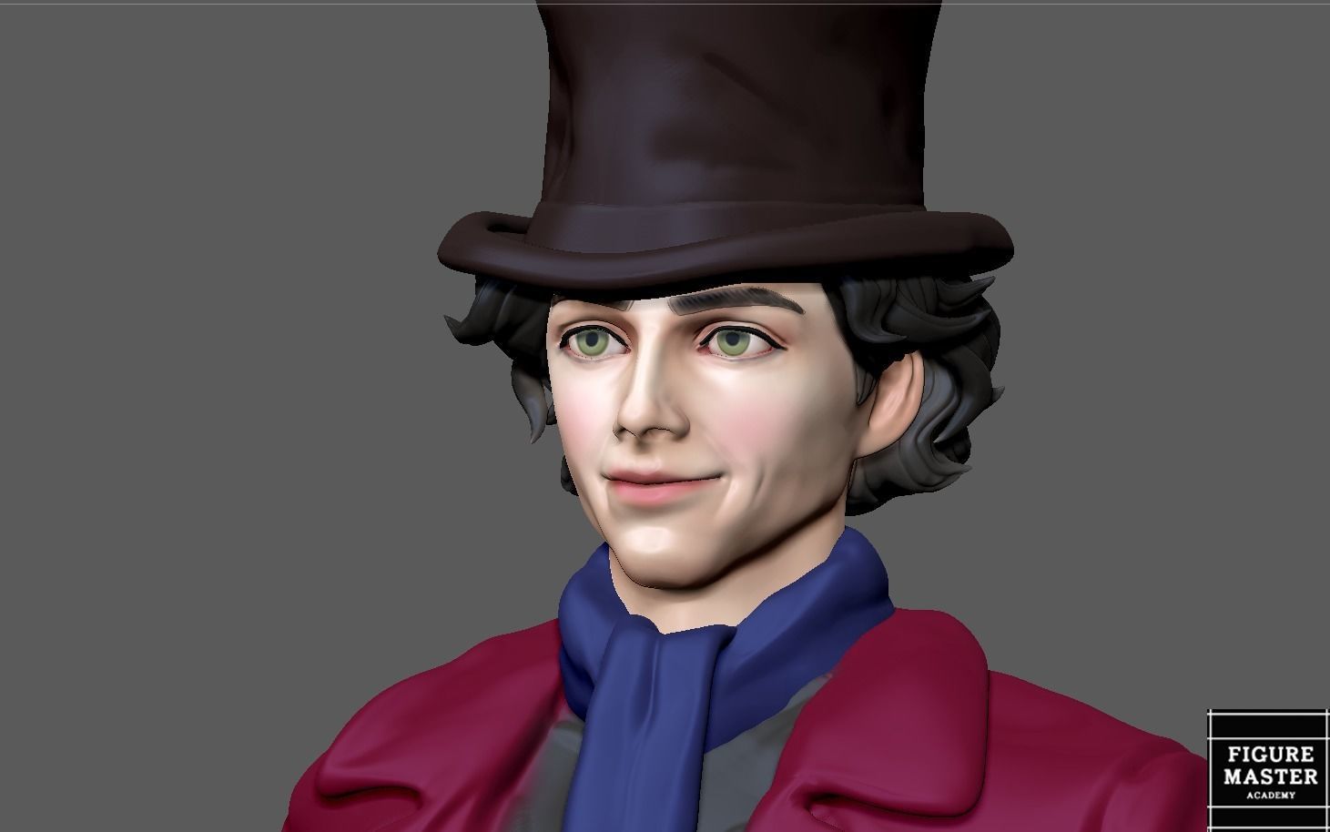 WILLY WONKA timothee chalamet CHARACTER 3D PRINT 3D print model_3