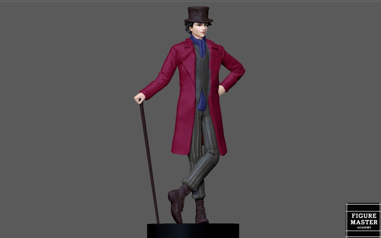 WILLY WONKA timothee chalamet CHARACTER 3D PRINT 3D print model_4